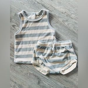 Quincy Mae two piece velour set